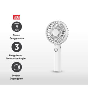 KIPAS EMERGENCY PORTABLE APA FAN WHITE 3inc Kipas Meja Darurat/Kipas Darurat Kipas Meja/Emergency Fan