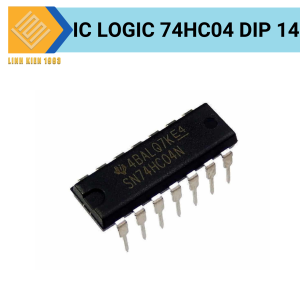 ( 5 CON) - Ic logic 74hc04 dip14