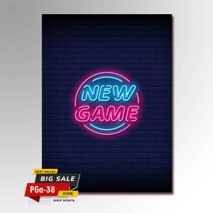 Wall Dekor Hiasan Dinding Pajangan Dekorasi Gamer Gaming Playstation Game Neon