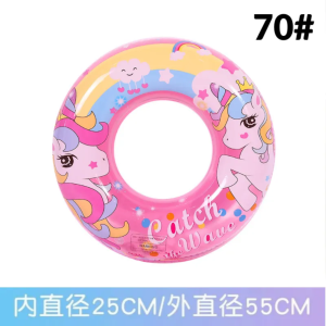 Pelampung Kartun 卡通儿童游泳圈救生圈 Cartoon Kids Swim Ring 宝宝充气浮圈戏水装备 Inflatable Pool Float Kids Summer Toy