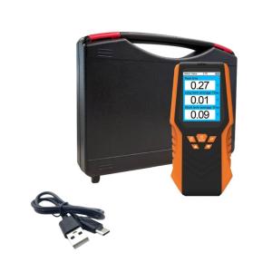 Handheld Real Time Radon Gas Historical Average Value Electric Detection Technology Real Time Monitoring