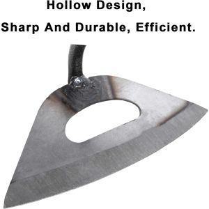 Cangkul Kecil Wangkil Segitiga Bahan Full Besi Untuk Berkebun