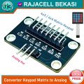 Module Converter Keypad Matrix 4x4 4x3 to Analog Out 1pin Penghemat GPIO Arduinoo. 