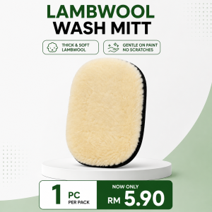 Premium Car Wash Mitt Scratch Free Comfort Fit Super Absorbent Breathable Mesh