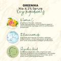 [ AHA NIACINAMIDE SERUM EXTRA STRENGTH  ] Greenika Nia-X 2% Extra Strength AHA Face Whitening Serum with Glycolic Acid & Niacinamide Moisturizer Anti Acne Dark Spot Remover Facial Serum Body Serum Vitamin C E Serum Moisturizer for face. 