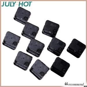 [JULYHOT] นาฬิกาแขวนผนังลายปักครอสติสรูปเวลาเคลื่อนไหว HQ3268วินาทีสีดำ