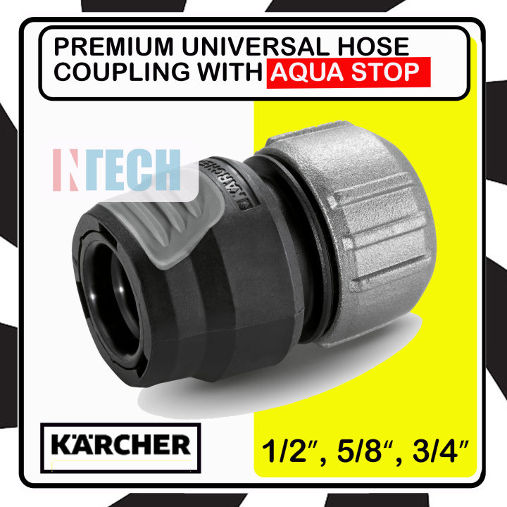 KARCHER 26451960 HOSE COUPLING PREMIUM UNIVERSAL CONNECTOR AQUA STOP 1/