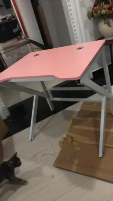 Pink Gaming Chair Pink Desk Chair PC Chair Home-use Swiveling Chair for Gaming E-sports and Live Broadcasting