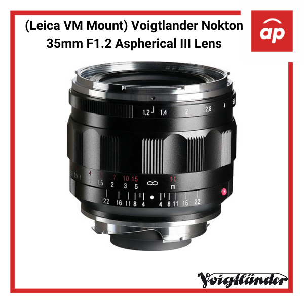 Voigtlander Nokton 35mm Aspherical III Lens [Leica VM