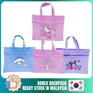 ZD-816 / SANRIO DESIGN Tuition Bag / 手拿包 / Beg Tuisyen Sekolah / Tadika Primary School Cartoon Girl Kuromi Stationery