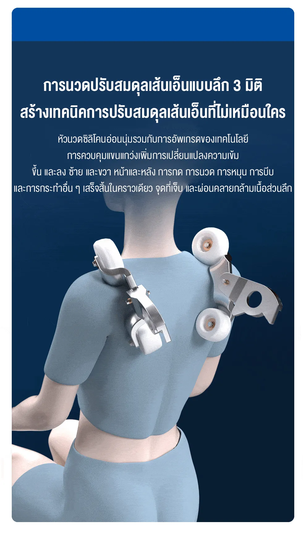 XUTI 0228GY เก้าอี้นวดไฟฟ้า นวดแบบผสมผสาน นวดตัวแบบมัลติฟังก์ชั่น ลูกกลิ้งนวดเท้า การนวดสามมิติรอบด้าน รีโมทภาษาไทย ลำโพงบลูทูธในตัว