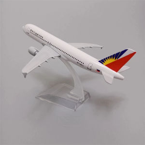 A320 Philippine Airlines16CM Airplane Model Die-cast Alloy Metal Airplane Toy With Landing Gear Simulation Hobby Collection