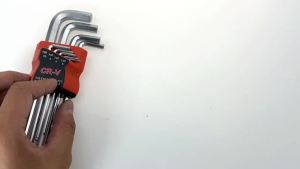 9pcs/set Hex Key Allen Wrench Set with Ball Torx Flat Head Heavy Duty Professional Hexagonal Wrench Hardware Tool