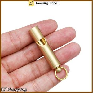 [Towering Pride] Brass Whistle High Decibel Portable Outdoor Whistle Hiking Camping Life-Saving Whistle Referee Training Whistles Outdoor Gadgets