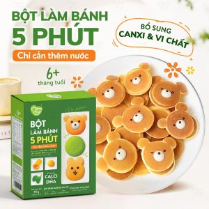 Bột làm bánh Pancake Rau Củ Mămmy làm bữa phụ cho bé chỉ với 5 phút bổ sung vitamin giàu dinh dưỡng