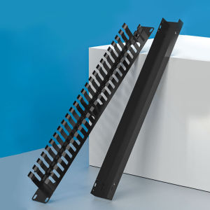 19inch Kabel Rak Server Metal Wire Management 1U Untuk Rack Server Cable Manager