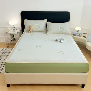 SUNLIGHT HOME Ice Bean BedsheetCooling Fitted Bed SheetBreathable Mattress Protector