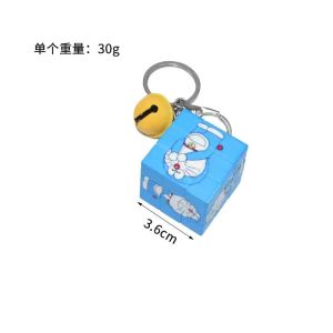 Hàng sẵn Móc khóaVí cầm tay mini đựng xu cho trẻ em hình hoạt hình Doraemon Kitty Pudding