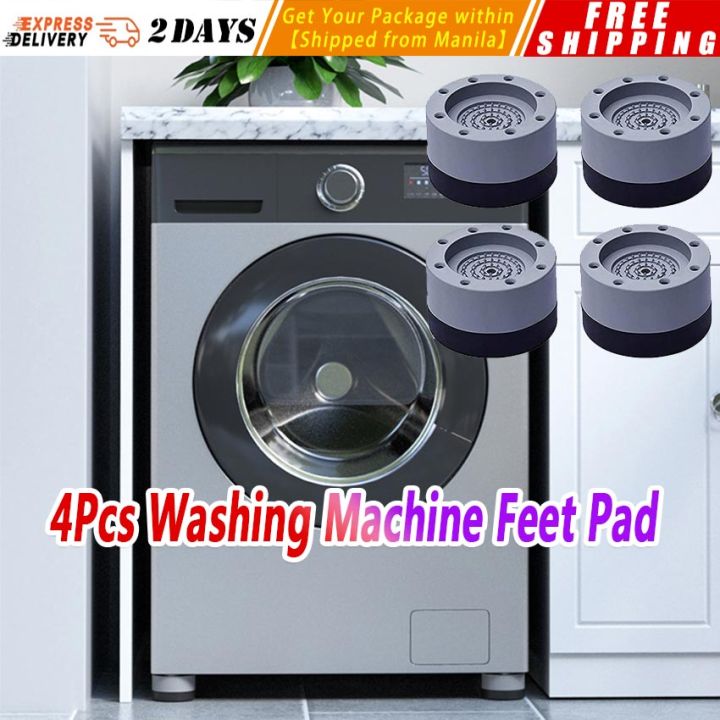 【4Pcs Washing Machine Feet Pad】Universal Anti Vibration Feet Pads