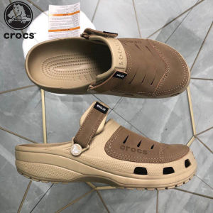 Giày sục crocs chuẩn xịn chống hôi chân nhựa tế bào êm mềm đúc liền khối siêu bền đi mưa lội nước đi biển Yukon Sport Clog màu khaki