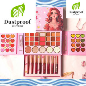 50 Color Makeup Palette - Multi Functional Eyeshadow Kit with Blush Highlighter Contour & Lipstick for Stage Makeup