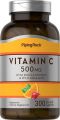 60 Tablets- Piping Rock Vitamin C 500mg with Bioflavonoids & Wild Rose Hips AUTHENTIC. 