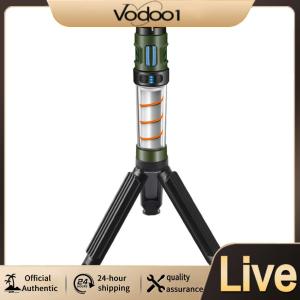 【Vodool】 3 in 1 Mosquito Repeller Lamp USB Rechargeable Work Light Waterproof Telescoping Tripod Outdoor Light with Triangle Bracket for Outdoor Camping