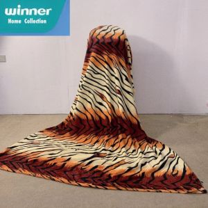 Leopard Tiger Print Fleece Velvet Blanket 145cmX195cm