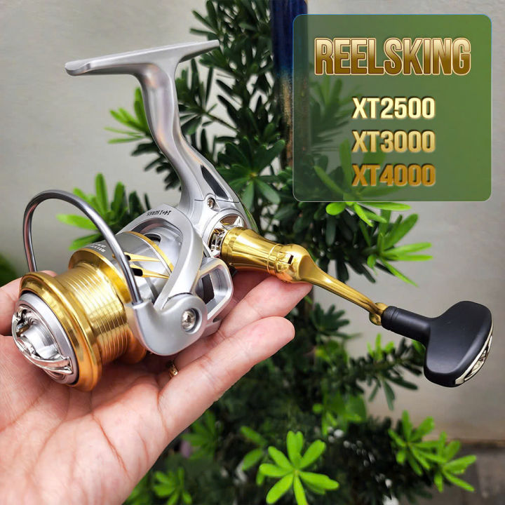 Máy Câu REELSKING XT 2500/3000/4000 – Cối Kim Loại – Tải Cá Lớn – Quay ...
