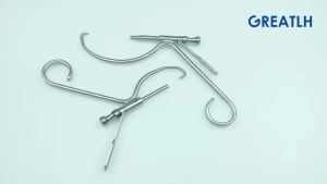 GREATLH Pointed Drill Guide C Type Guide Drill Veterinary Drill Sleeve Stainless Steel Orthopedic Instument 2.5mm 4.5mm pet