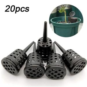 20/40pcs Fertilizer Network Basket Garden Portable Fertilizer Mini Box Planting Nutrition Cup with Lid Garden Net Port