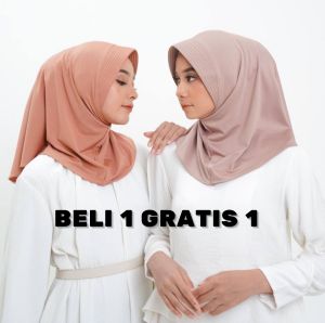 HIJAB INSTANT SPORT HIGH QUALITY BUY 1 GET 1 | HIJAB INSTANT SPORT | HIJAB VOLLY HIGH QUALITY BELI 1 GRATIS 1