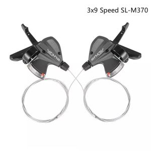 Shimano Altus M370 3s and 9sTrigger Shifter - Left/Right Hand Set for Mountain/Road Bikes with Brake Lever Combo
