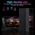 GOOJODOQ Portable Monitor for Laptop 15.6'' 1920*1080P 4K FHD IPS Display Portable Monitor for iPad/PC/Mac/Phone/Xbox Switch/PS4. 