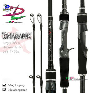 Cần câu lure 2 ngọn Tomahawk 2 ngọn MH + H Siêu Khỏe - Siểu rẻ - tiện lợi