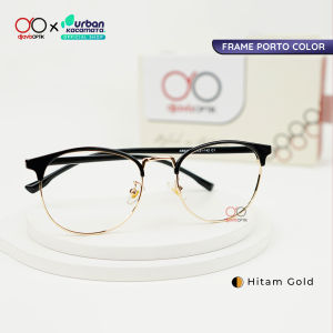 Djava x Urban - Frame Porto - Kacamata Supersin Protector Oval Titanium Mall