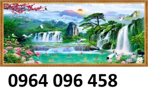 Tranh gạch 3d phong cảnh phong thủy - HBN85