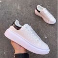 Fashion Korean Thick bottom white sole rubber shoes sneakers for women. 