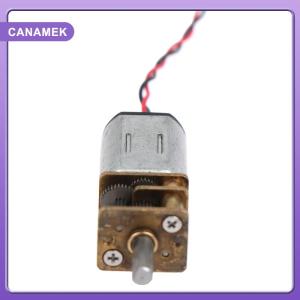 【CANAMEK】 Micro N20 Gear Motor Slow Speed Metal Gearbox Reducer Electric Motor DIY Toy