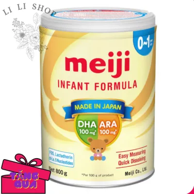 [Meiji] Sản phẩm dinh dưỡng công thức Meiji Infant Formula 800g (Nhập khẩu chính hãng) cho bé từ 0 đến 1 tuổi bổ sung dinh dưỡng và vi chất dinh dưỡng cần thiết cho sự phát triển của trẻ - Li Li Shop