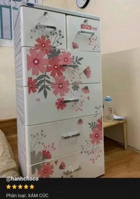 [HCM- Rẻ Nhất ] Tủ nhựa duy tân Tabi 5 Tầng -6 Ngăn - Cành Mai