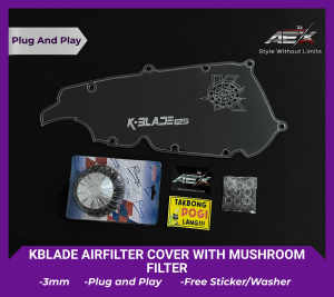 KBlade 125 Acrylic Airbox Cover | Plug & Play | With Free Sticker | Pang Setup Look | Astig na Style