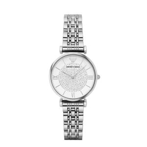 Emporio Armani Watch Womens All Sky Star Series Steel Band Quartz Fashion Diamond Inlaid Womens Watch Gifts To Girlfriend AR1925