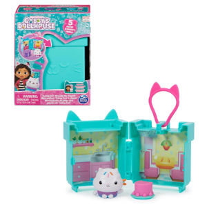 Gabby’s Dollhouse Clip-On Playset With Toy Figure and Dollhouse Accessories Surprise   Girls Play House Toys Gifts