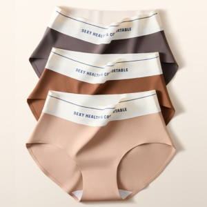 8GJGR English Letter Postpartum Body Shaper Cotton Crotch Shapewear Seamless Underpants Korean Fashion Belly Contracting Butt Lifter Briefs Women