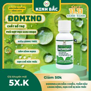 Dung dịch DOMINO chai 100ml-Kinh Bắc- Loang trải thấm sâu tăng tác dụng của thuốc pha chung được với những dòng phan bón lá và thuốc bảo vệ thực vật