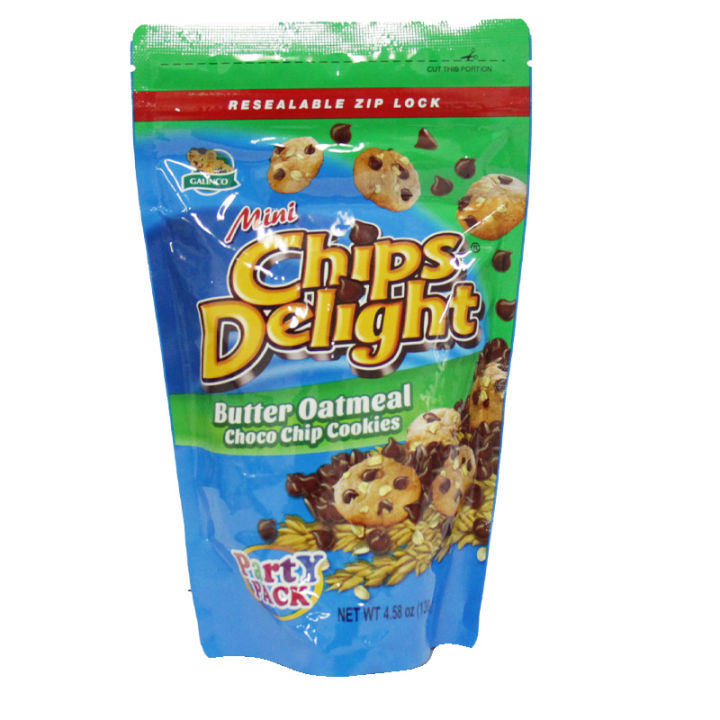 Chips Delight Mini Butter Oatmeal Choco Chip Cookies 130g Lazada PH