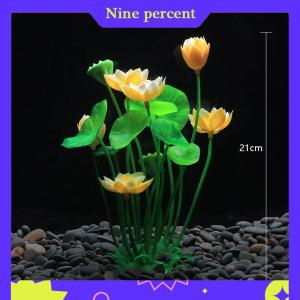 Nine percent Bể cá nhân tạo sen cây trang trí bể cá cảnh quan nước cỏ đồ trang trí thủy sản mô phỏng nhà máy hoa Nguồn cung cấp