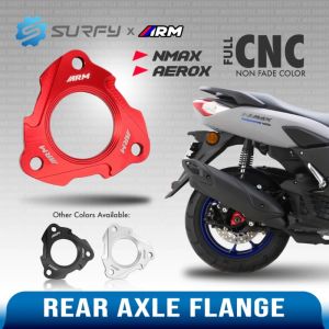 Arm Rear Axle Wheel Bearing Flange Hub Bearing Holder For NMAX AEROX v1v2v3 CNC Aluminum Alloy 5mm