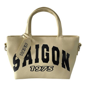 Túi đeo vai nhỏ sài gòn 1975-D2 3 sọc lớn chống thấm nước [ẢNH CHỤP THẬT]